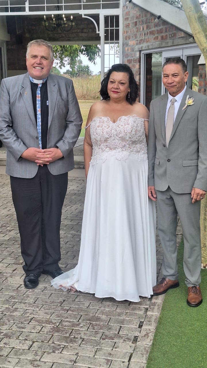 Wedding ceremony by Dr. Gerrit Rademeyer in Vredendal