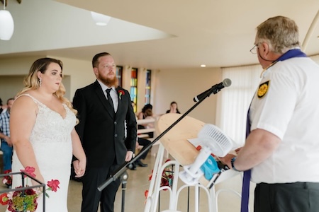 Wedding ceremony by Dr. Gerrit Rademeyer in Vredendal