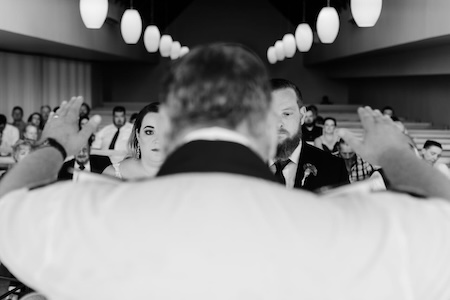 Wedding ceremony by Dr. Gerrit Rademeyer in Vredendal