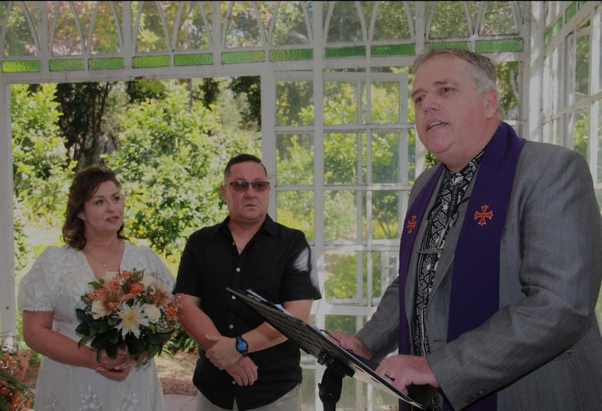 Wedding ceremony by Dr. Gerrit Rademeyer in Vredendal