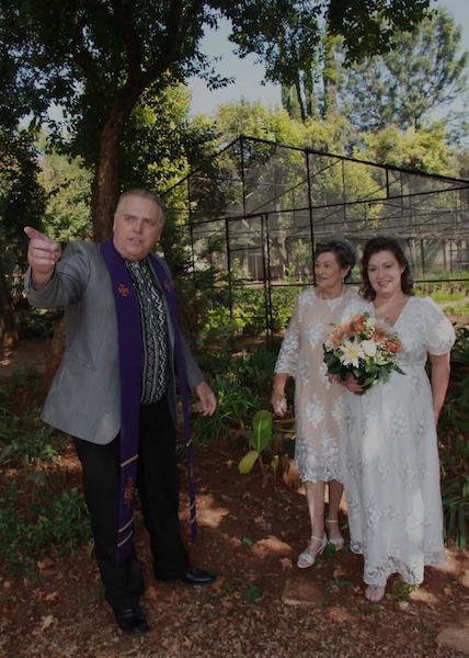 Wedding ceremony by Dr. Gerrit Rademeyer in Vredendal