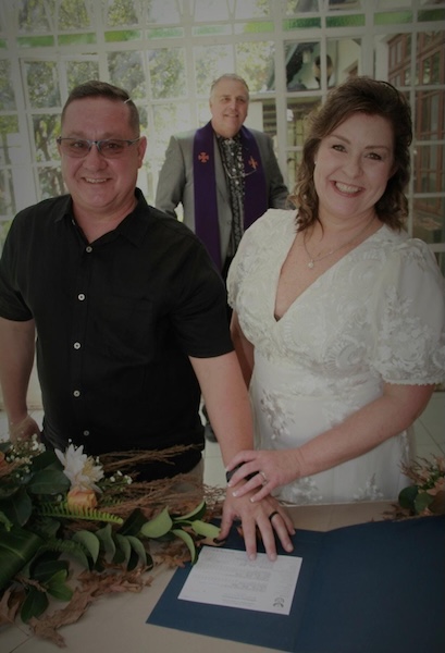 Wedding ceremony by Dr. Gerrit Rademeyer in Vredendal