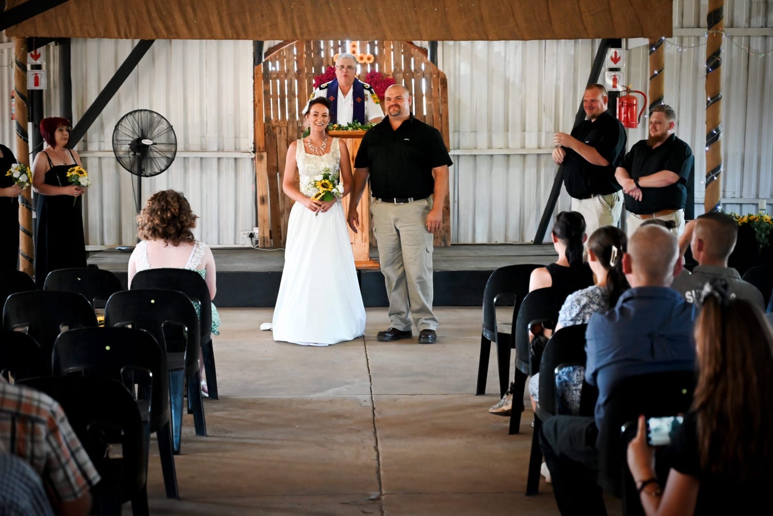 Wedding ceremony by Dr. Gerrit Rademeyer in Vredendal
